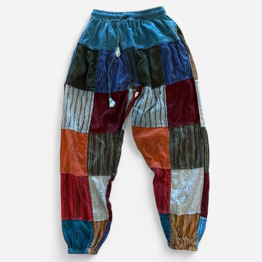 Kathmandu vintage Patchwork Joggers